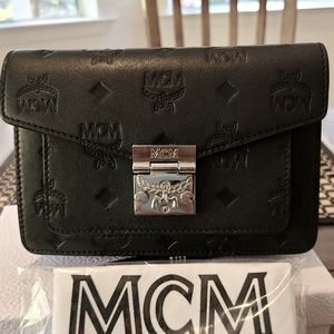MCM Patricia Monogram Leather Convertible Belt Bag